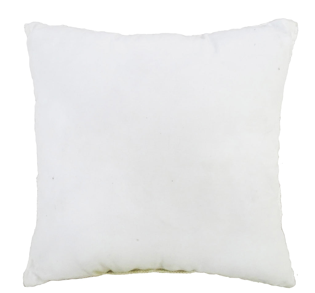Coussin décoratif d'extérieur 45x45 cm pour canapé (blanc)
