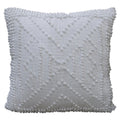 Coussin décoratif d'extérieur 45x45 cm pour canapé (blanc)
