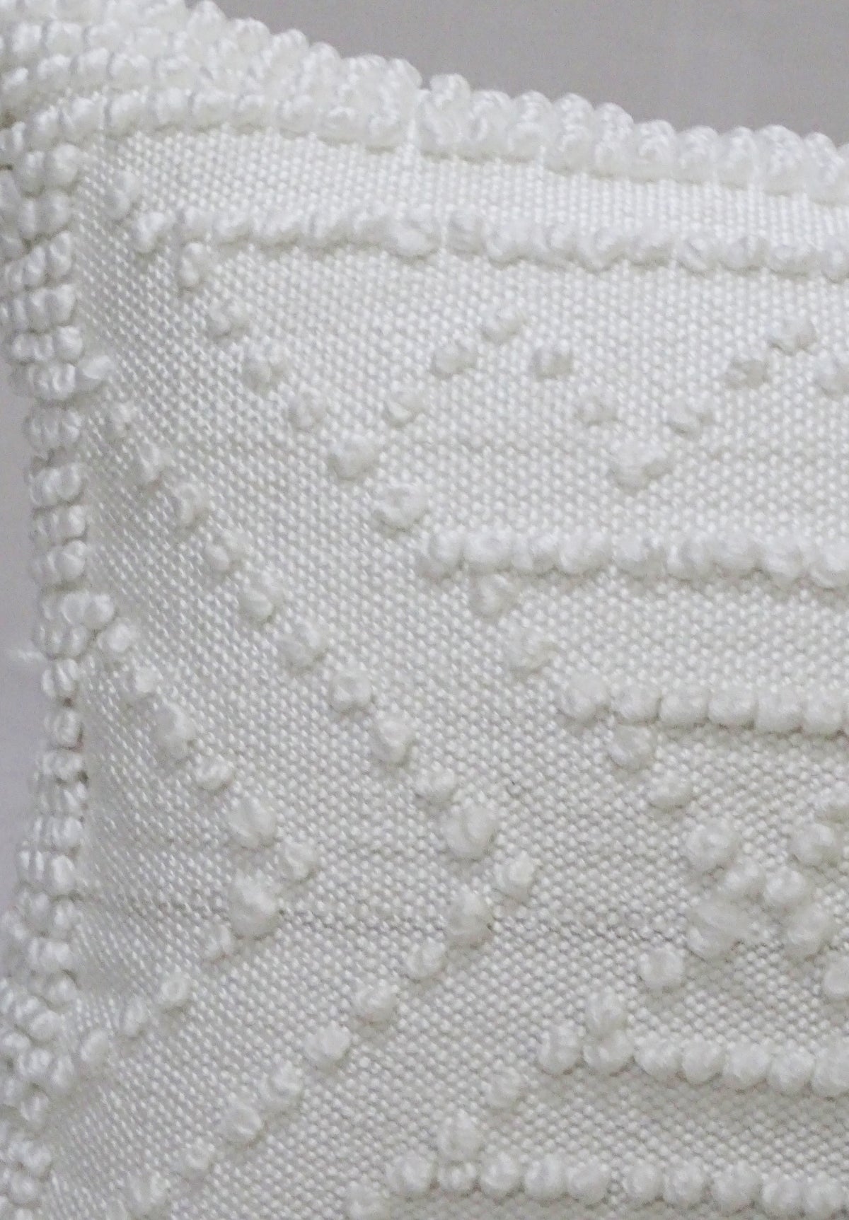 Coussin décoratif d'extérieur 45x45 cm pour canapé (blanc)