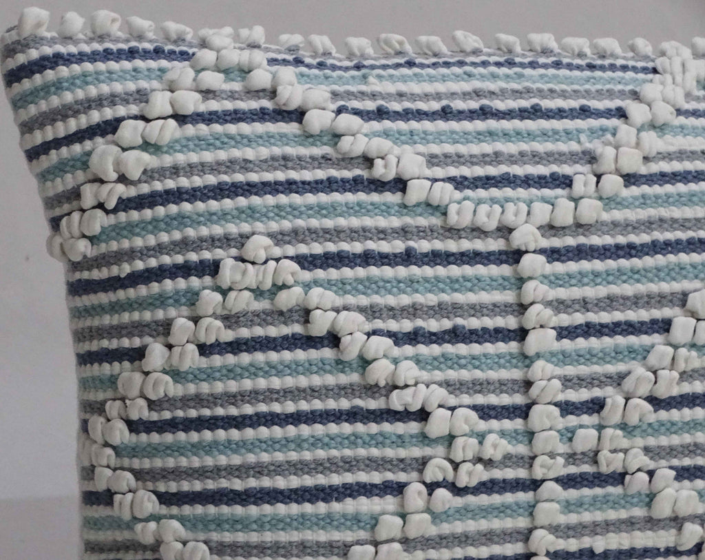 Coussin décoratif tissé à la main moderne de 35 x 60 cm