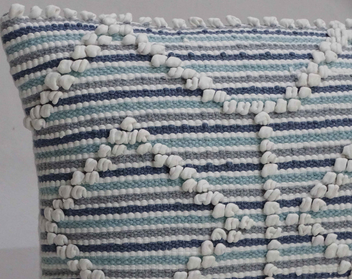 Coussin décoratif tissé à la main moderne de 35 x 60 cm