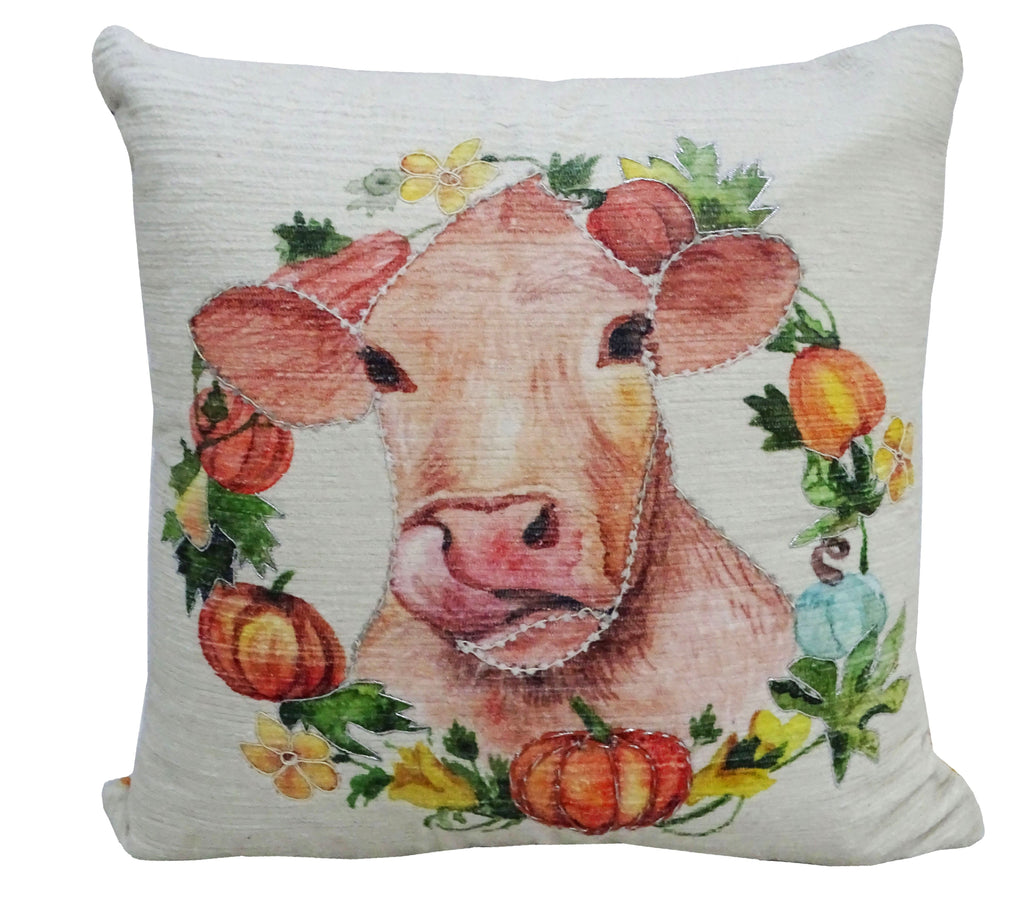 Decorative Throw Pillow 20" x 20" For Thanks Giving
