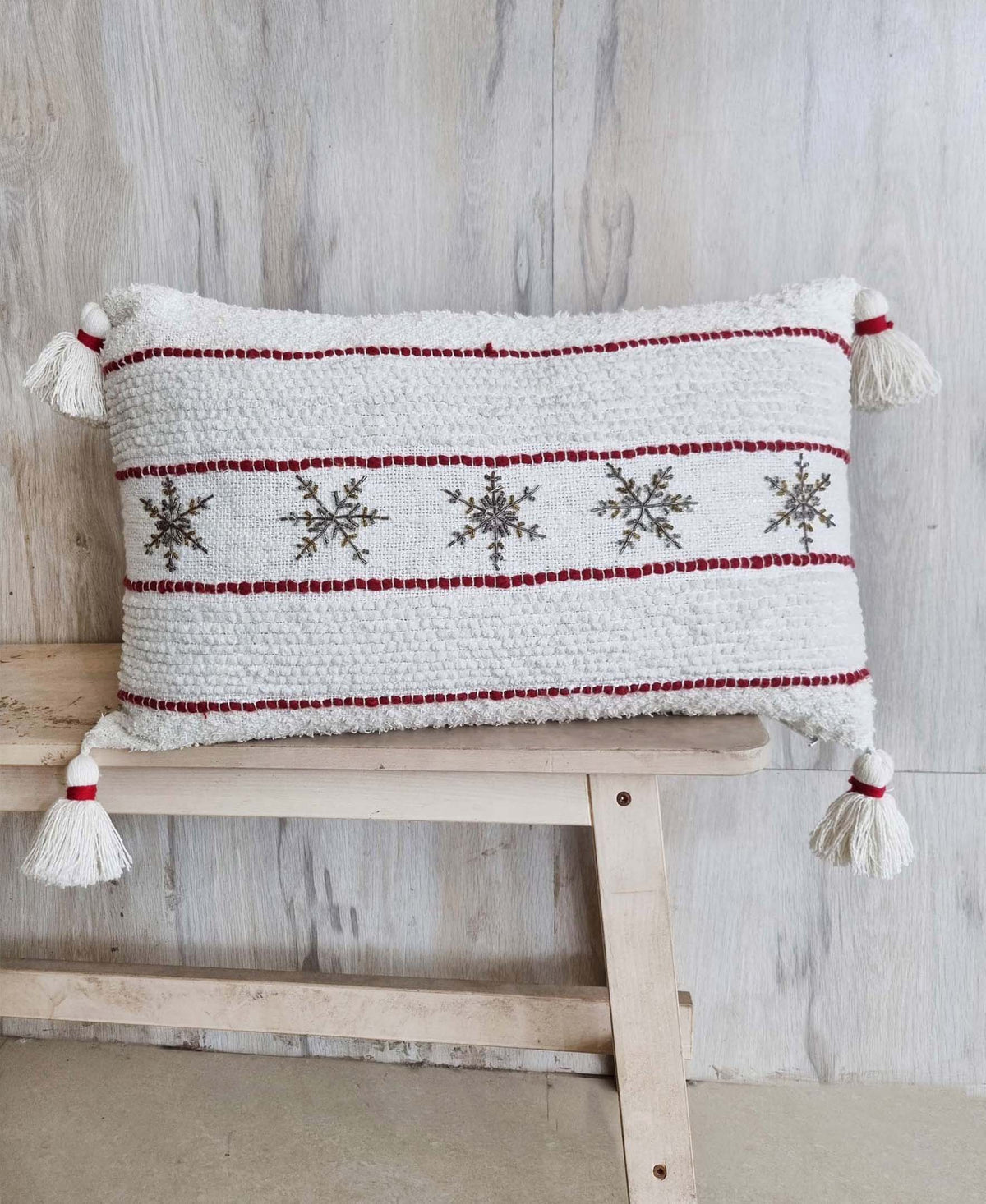 Oreiller décoratif de Noël pour les fêtes 14"x 24"