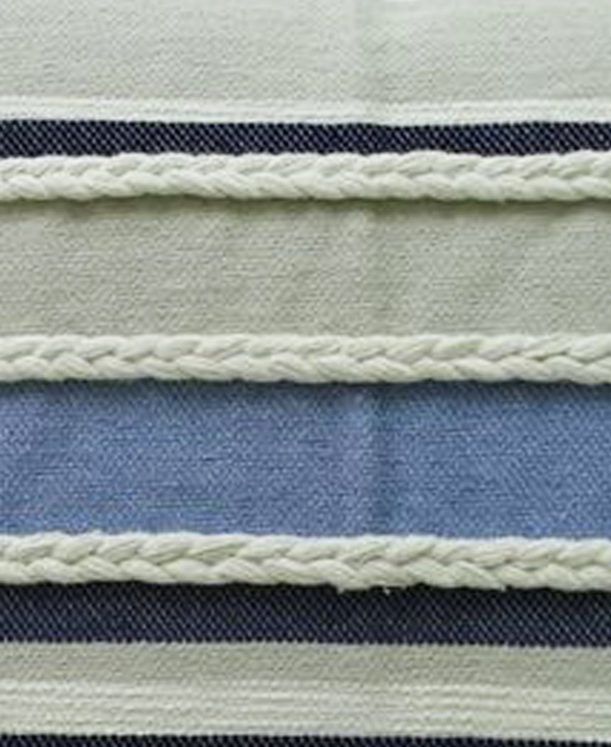 Pillow Handwoven braided Textured Stripe Decor