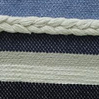 Pillow Handwoven braided Textured Stripe Decor