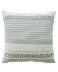 Coussin décoratif rayé tissé main 20"x20"