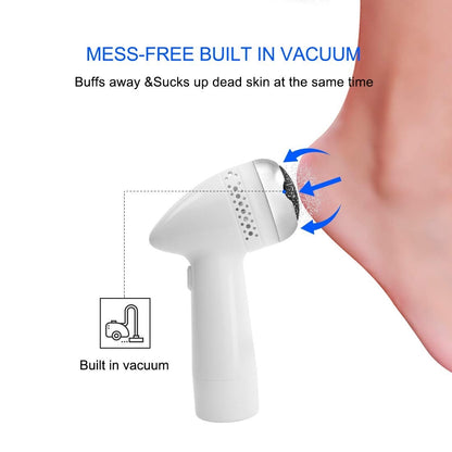 Electric Foot Grinder Vacuum Foot Grinding Machine Exfoliating Dead Skin Callus Remover Foot Care - DropOnline.co