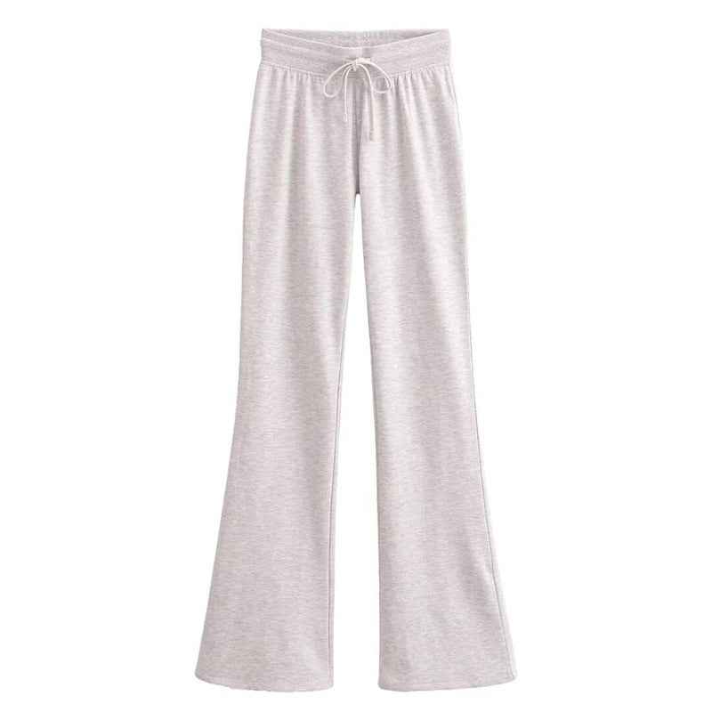 Multicolor Cotton Bell-bottom Pants Cute Girl