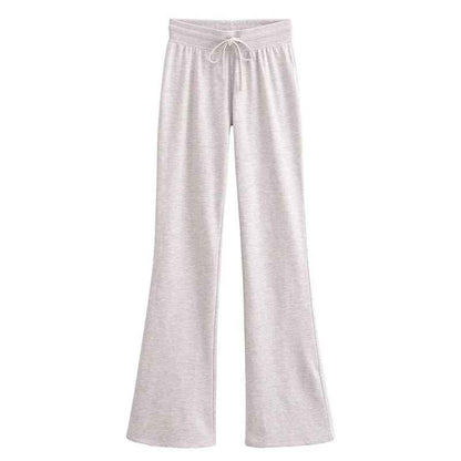 Multicolor Cotton Bell-bottom Pants Cute Girl