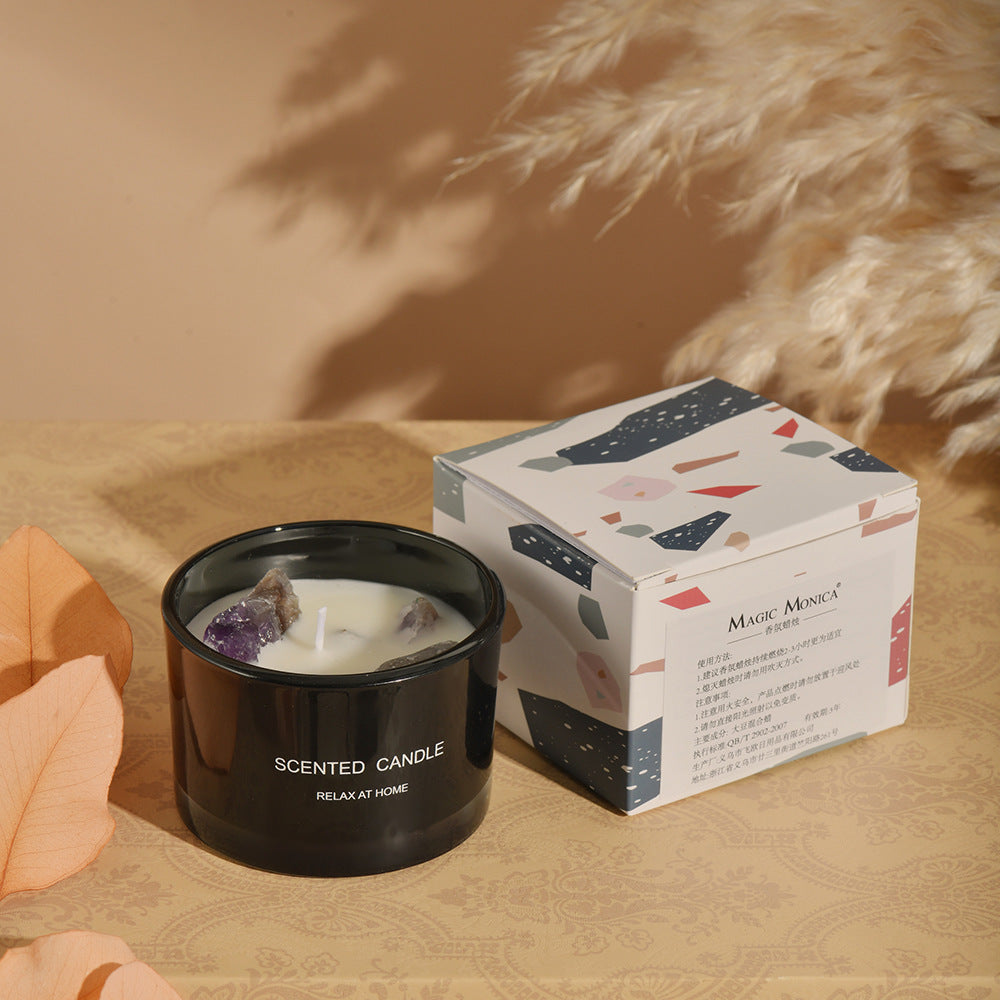 Premium Bedroom Scented Candles - Blue Misty Morning Aromatherapy