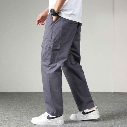 Men's Thin Loose Stretch Straight-leg Casual Pants