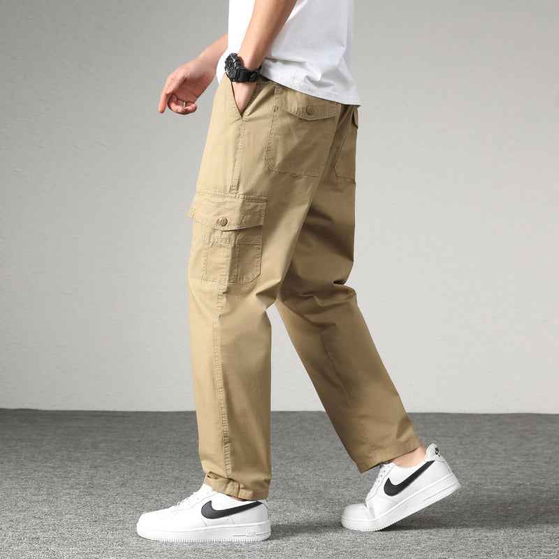 Men's Thin Loose Stretch Straight-leg Casual Pants