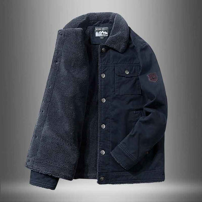 Men's Thick Fleece Short Cotton Jacket