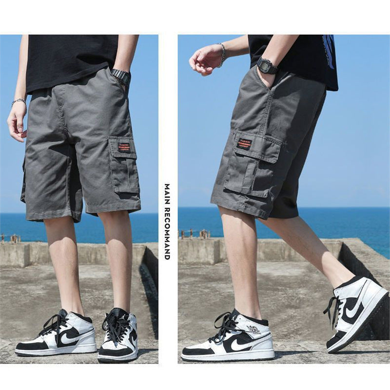 Men's Pure Cotton Cargo Shorts - Tooling Style Work Shorts