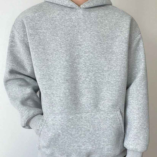 Solid Color Hooded Sweater For Men And Women Autumn And Winter Wild