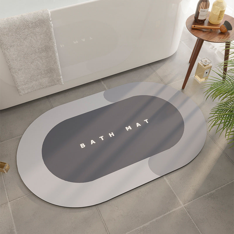 Premium Diatom Mud Absorbent Bathroom Mat - Quick-Dry Non-Slip