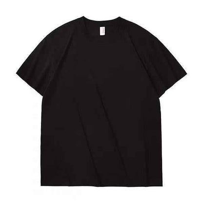 Men's 180G Pure Cotton Black T-Shirt - Premium Adult Customization Tee