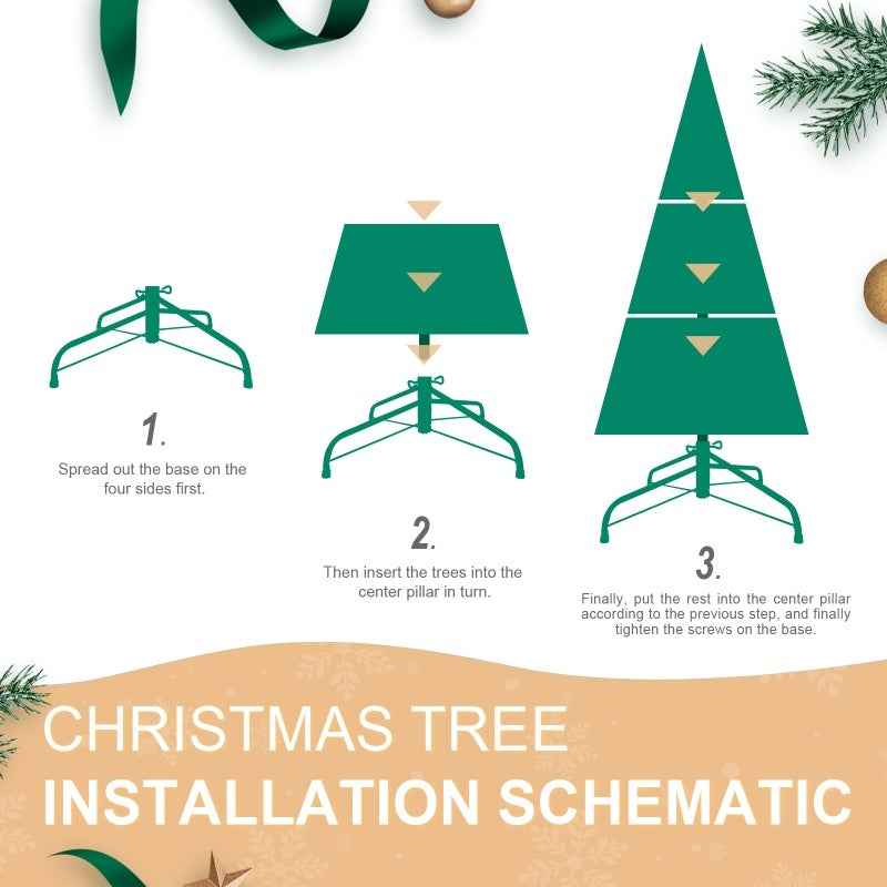 PE/PVC Christmas Tree - Green Premium Holiday Tree