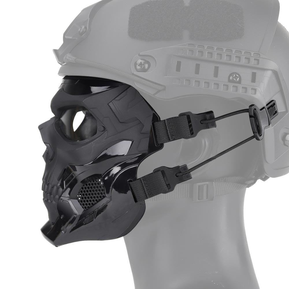 Halloween Skull Horror Helmet Mask - Premium Costume Headpiece