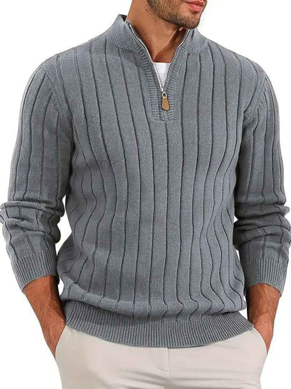 Retro Versatile Long Sleeve Sweater Men