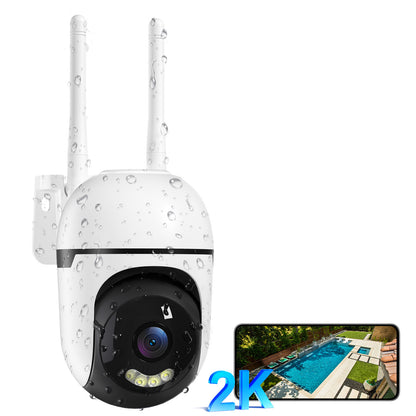 3MP PTZ Wireless Indoor Outdoor Mini Camera CCTV Network Security System Wifi Camera - DropOnline.co