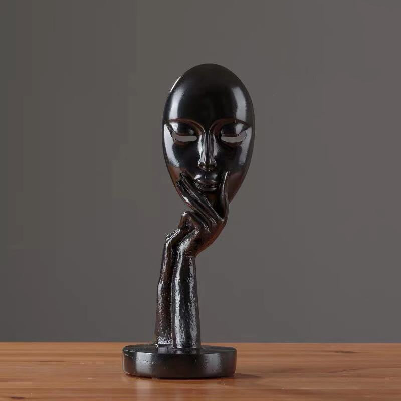 Premium European Abstract Resin Sculpture - Living Room Home Craft Decoration