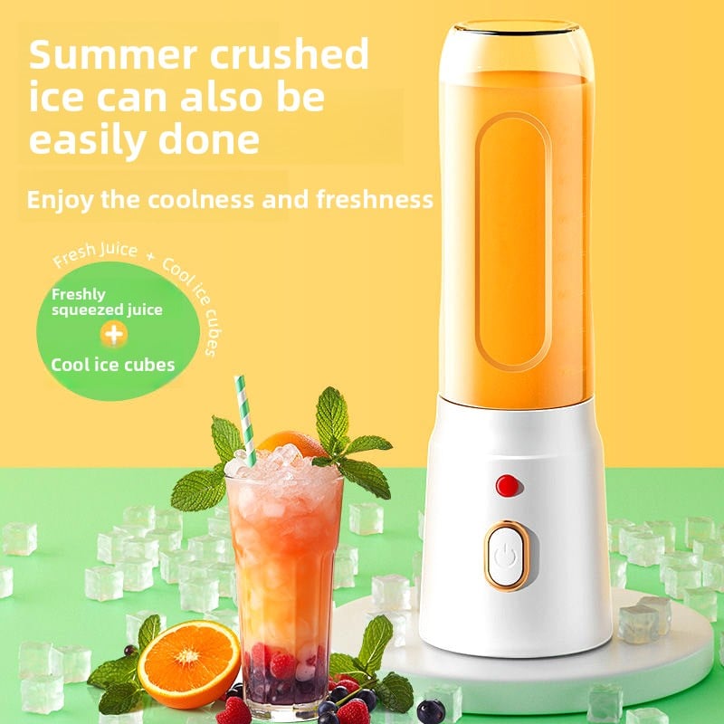 Portable Mini Blender 500ml - Electric Juicer Cup with Stainless Steel Blades
