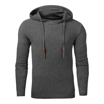 Men's Classic Hooded Sweater - Comfortable Pullover Hoodie
