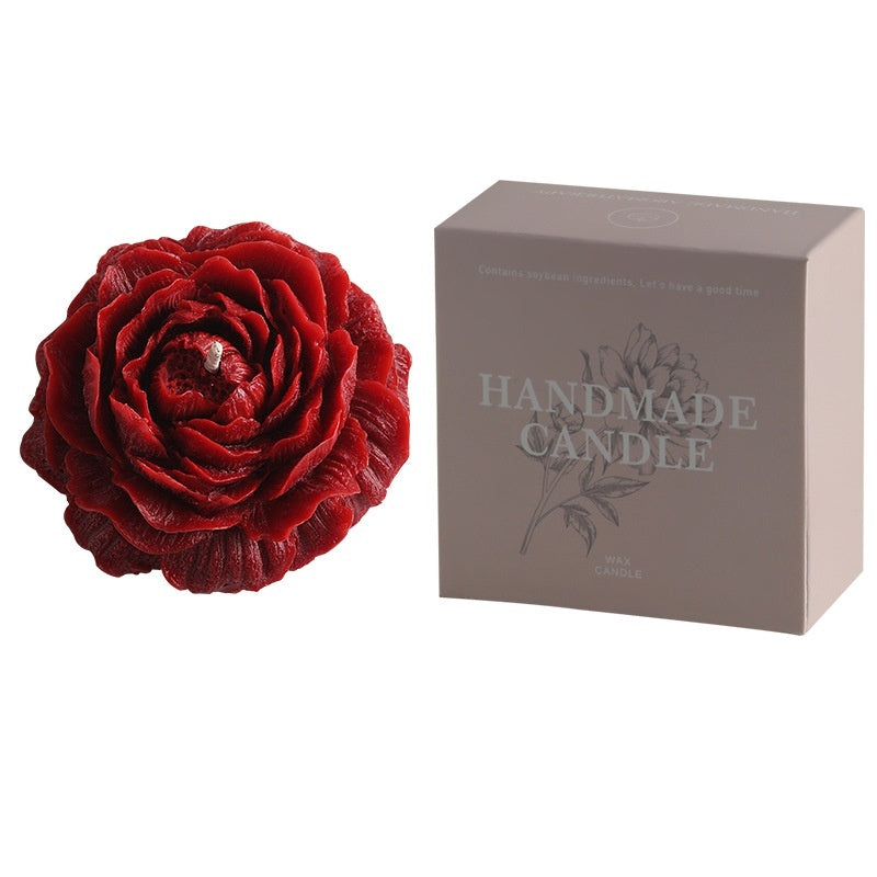 Luminous Low Temperature Candles Wax Drip Aromatherapy Gradient Rose Sentiment Gift