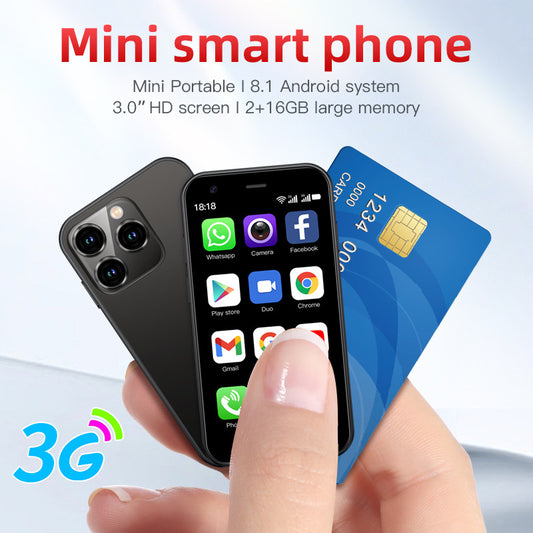 Mini Android Smartphone - Compact 16GB Unlocked Phone with Dual SIM