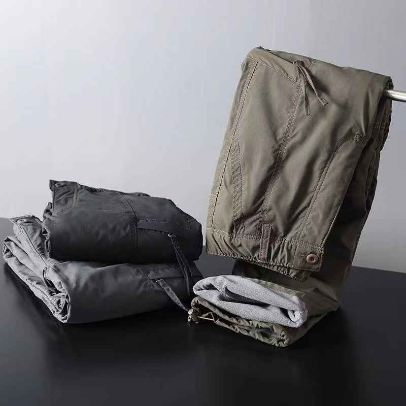 Thickened Warm Men's Windproof And Waterproof Cotton Pants