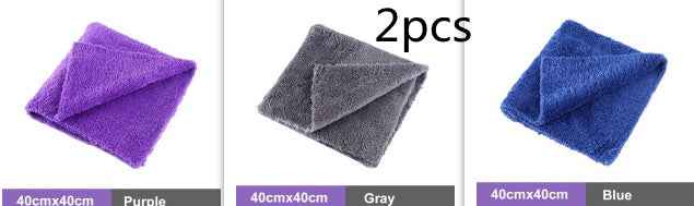 Coral Fleece Microfiber Fervently Thickened Car Wash Towels
