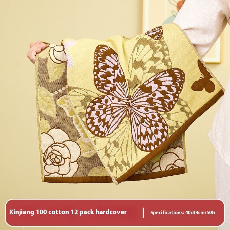 Home Printed Cotton Soft Hanging Hand Towel