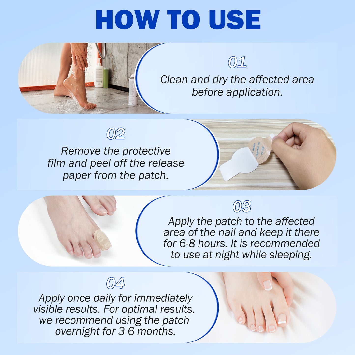 Nail Antibacterial Patch