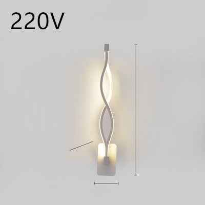 led wall lamp nordic minimalist bedroom bedside lamp