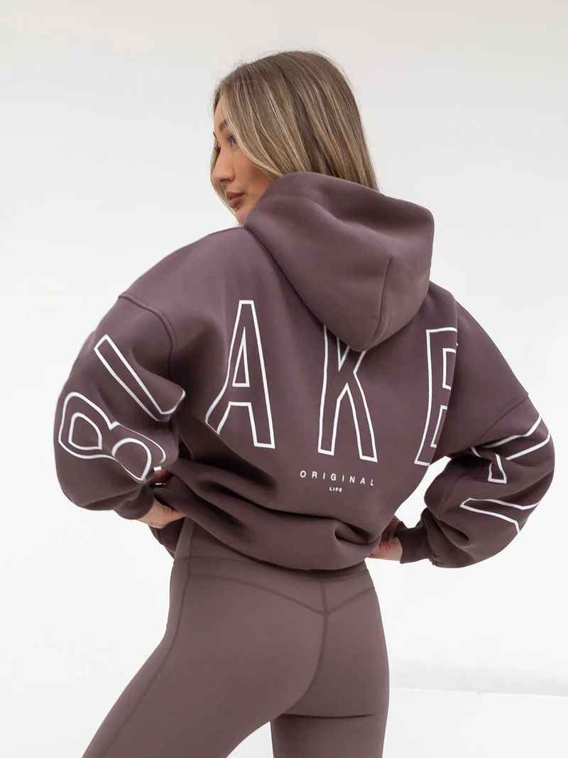 Thickened All-matching Long Sleeve Loose Hooded Hip-hop Pullover