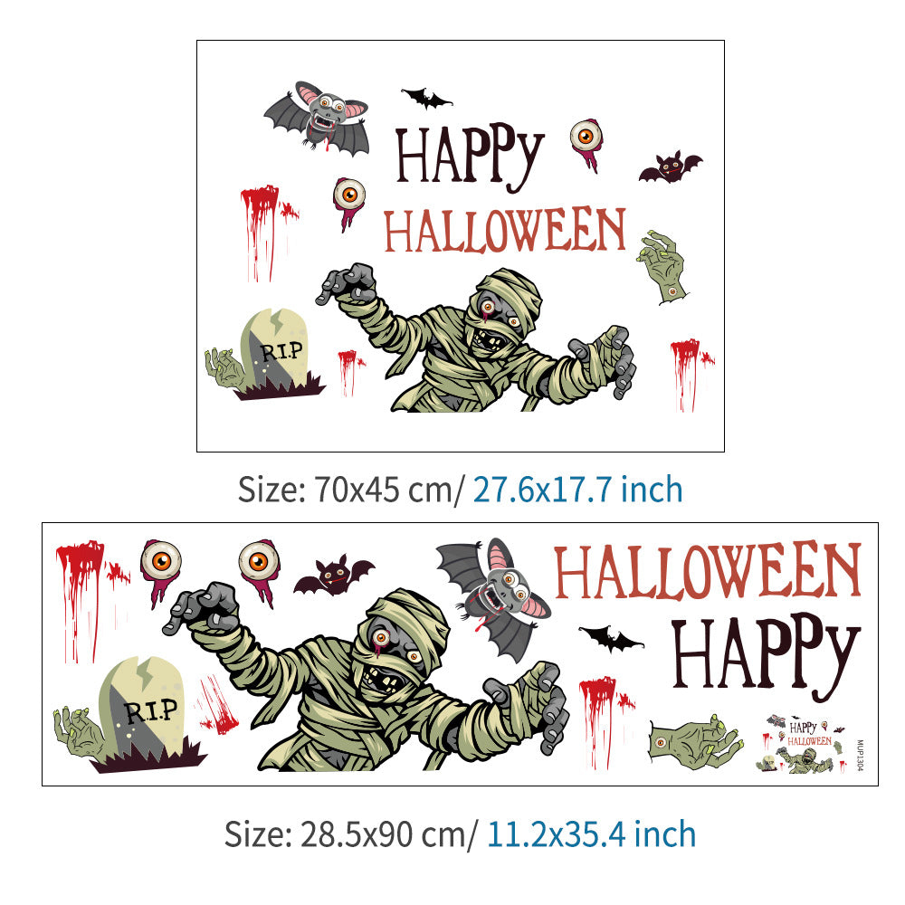 Halloween Wall Stickers - Large Spooky Decor Set