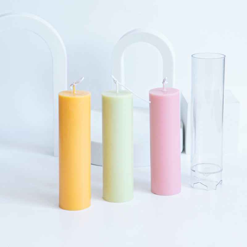 Manual Diy Plastic Mould For Cylindrical Candles