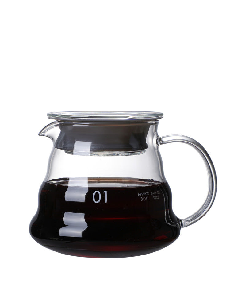 High borosilicate glass coffee pot