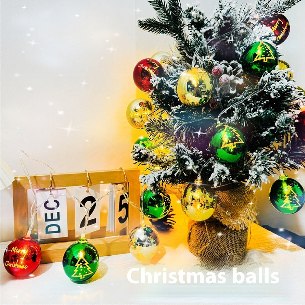 Christmas String Lights - Festive LED Atmosphere Lighting Chain for Party & Scene Decoration