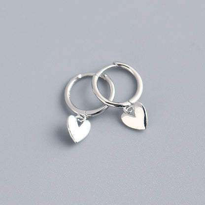 Love Heart Earrings Premium Temperament Earrings Jewelry - DropOnline.co