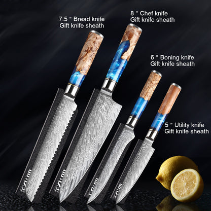 Kitchen Knife Set Chef's Knife Meat Chopping Knife - DropOnline.co