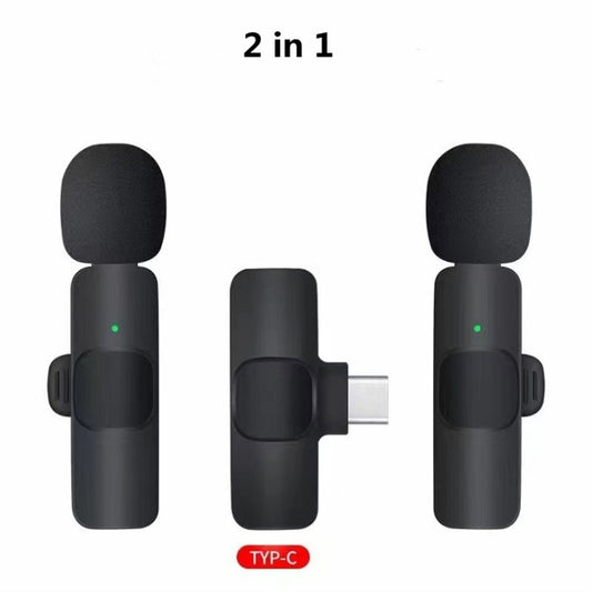 Professional Mobile Phone Microphone - Clip-On Lavalier Mic for Recording & Streaming
