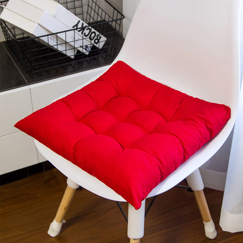 Solid Color Padded Cushion Chair Cushion Office Chair Cushion