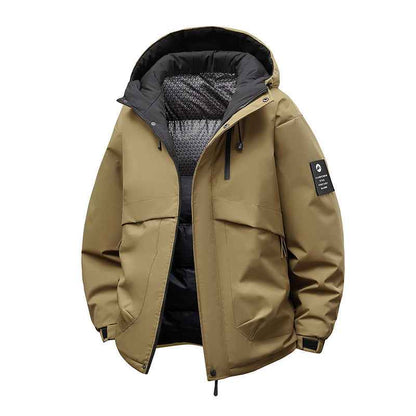 Men's Lined And Padded Workwear Cotton Jacket