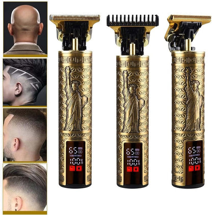 Beard Trimmer Hair Clippers Cordless Hair Cutting Kit Barber Shaving Machine For Men USB Rechargeable 1 PCS - DropOnline.co