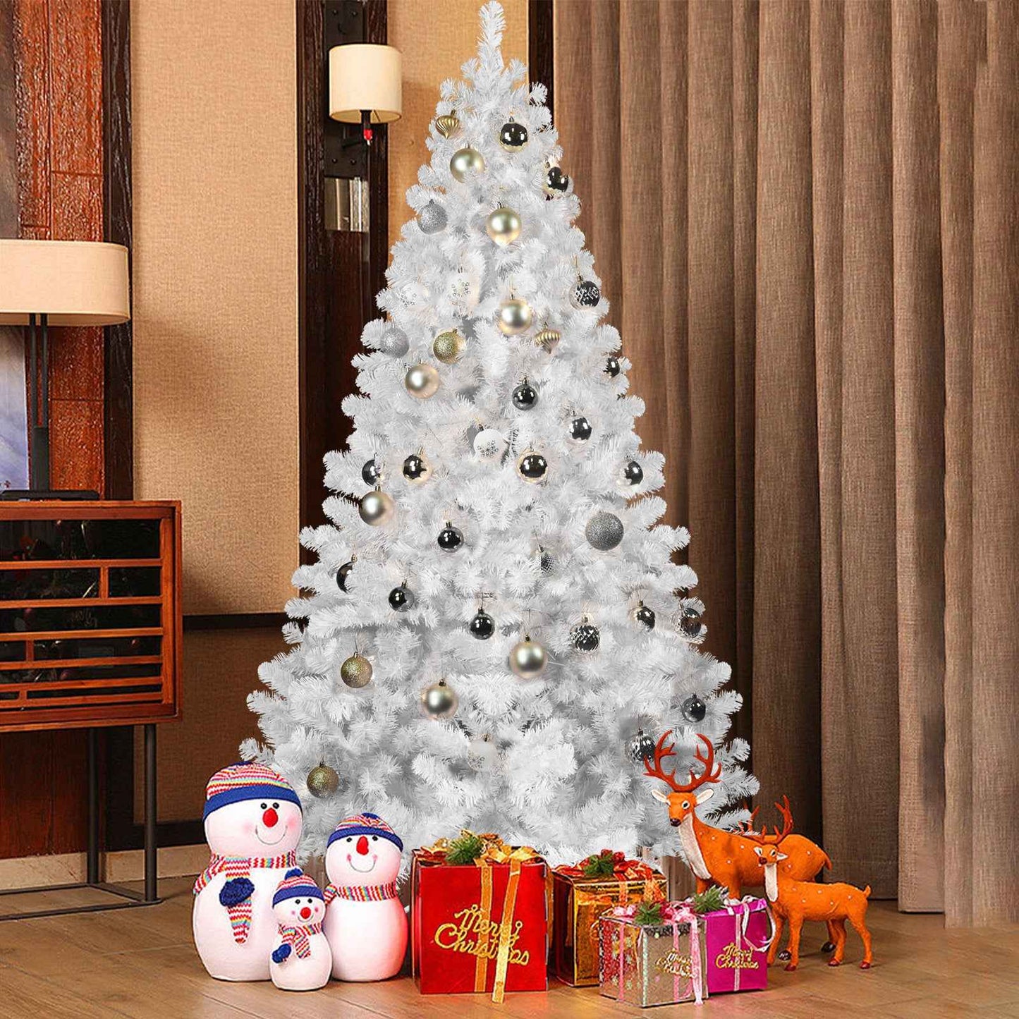 PVC Christmas Tree - Classic Green Artificial Tree, Multiple Sizes