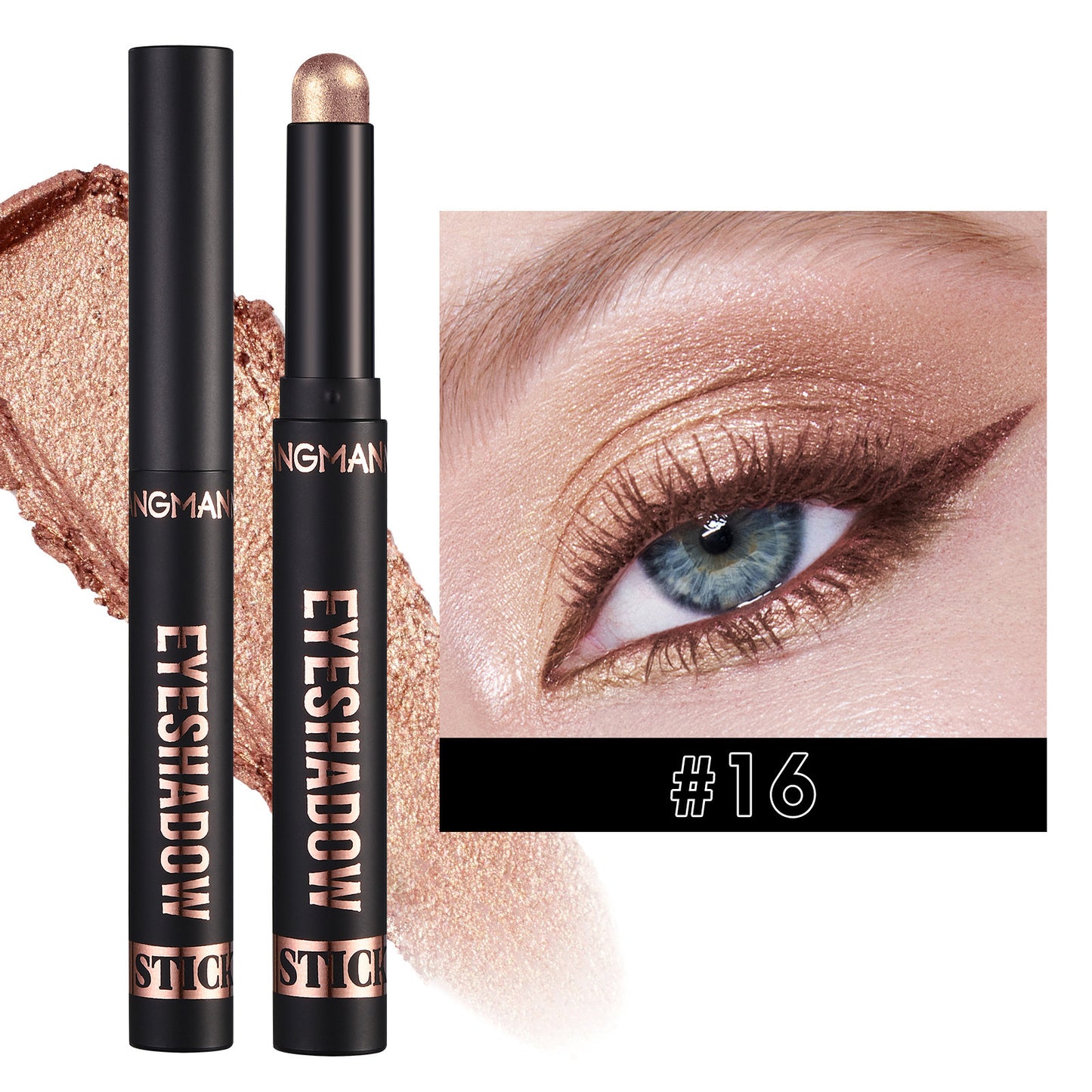 Shimmer Eyeshadow Stick - Easy-Apply Glitter Eyeshadow Stick 24 Shades Available