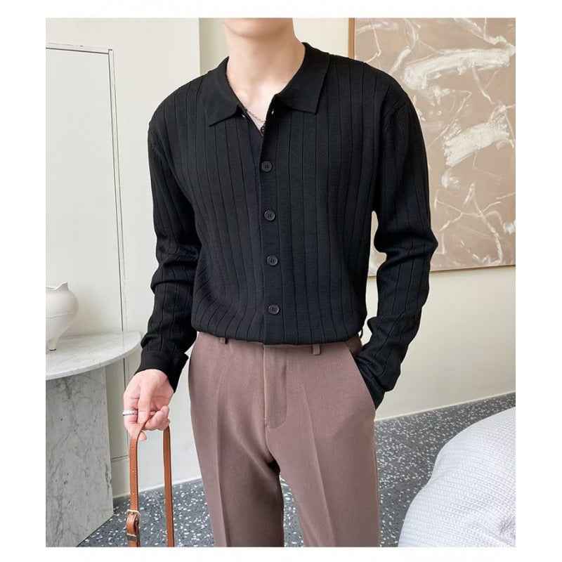 Trendy Casual Loose Lapel Men's Sweater