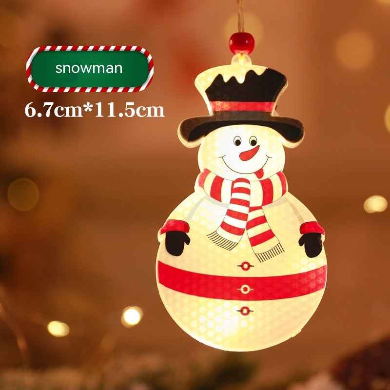 Christmas LED Shape Lights - Elk Tree Snowman Bar Atmosphere Interior Decoration - DropOnline.co